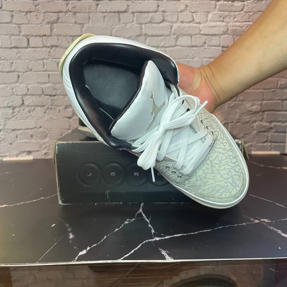 Size 10 - Jordan 3 (III) Retro White 'Flip' Men's - 315767-101 (2007) - Picture 6 of 7